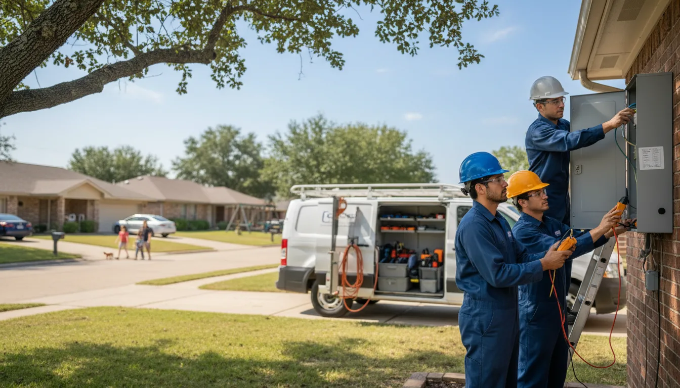 Certified electrician providing emergency electrical services in Fisher, MN
